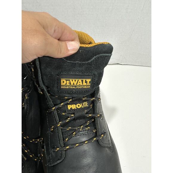 DEWALT ASTM F2413-18‎ Men\'s Steel Toe Work Boots Size 13 Black EVA Leather 77366 main image 7